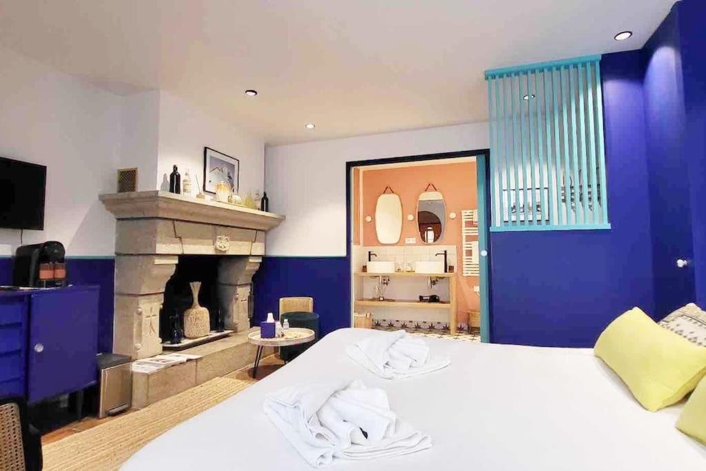 Chambre Majorelle - Rdc - Plage 50M - Rue Gratuite Saint-Malo Exterior photo